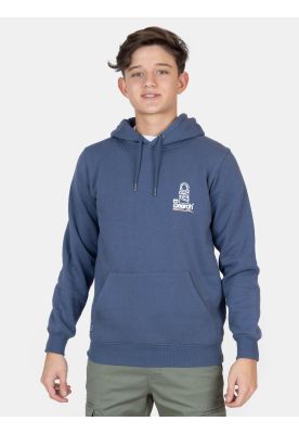 Poleron Canguro Wildrush Azul Infantil Rip Curl