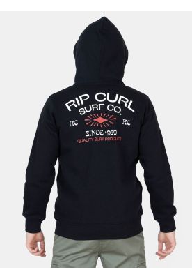 Imagen 2 del producto Poleron FZ Suntrail Negro Infantil Rip Curl