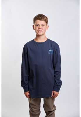Imagen 1 del producto Polera ML Raw Azul Infantil Rip Curl