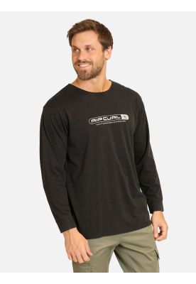 Polera ML Wild Negro Hombre Rip Curl