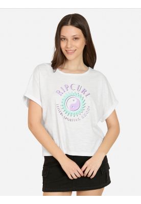 Polera MC Flowcrest Blanco Mujer Rip Curl