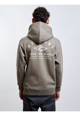 Imagen 2 del producto Poleron FZ Drop Verde Infantil Rip Curl