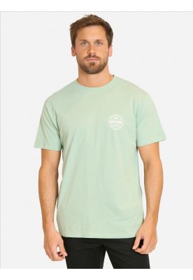 Polera MC Crest Verde Hombre Rip Curl