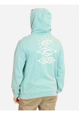 Imagen 2 del producto Poleron FZ Boys Search Logo Celeste Hombre Rip Curl