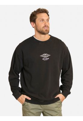 Imagen 1 del producto Poleron CR Double Ups Crew Negro Hombre Rip Curl
