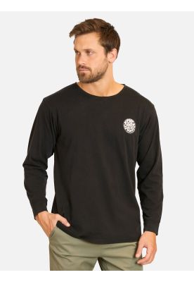 Polera ML Wetsuit logo Negro Hombre Rip Curl