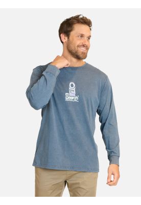 Polera ML Cove Azul Hombre Rip Curl