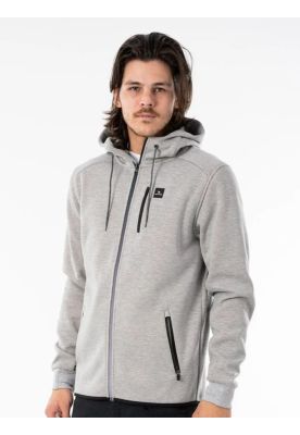 Poleron Anti Series Departed Zip Thr Gris Hombre Rip Curl