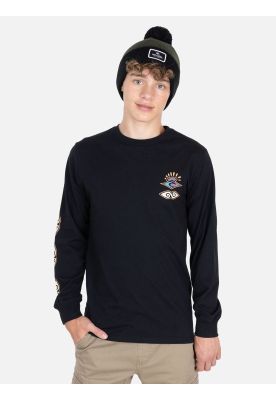 Polera ML Vumare Negro Infantil Rip Curl