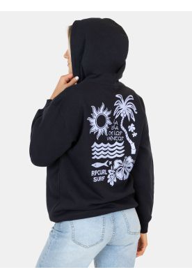 Imagen 2 del producto Poleron Canguro Swellpass Negro Mujer Rip Curl