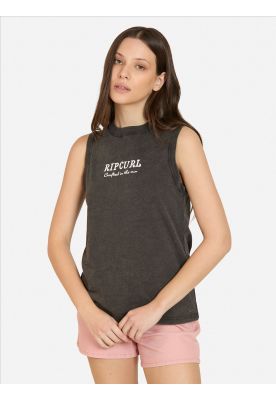 Polera SM Mistpass Negro Mujer Rip Curl