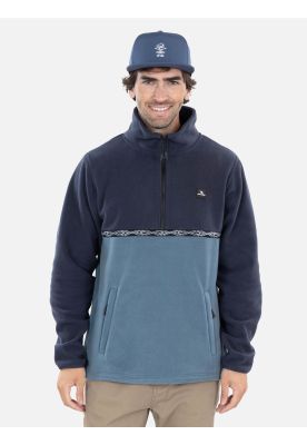 Poleron Micropolar Kahi Rc Azul Hombre Rip Curl