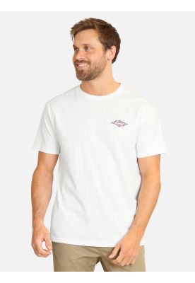Polera MC Search Hazey Days Blanco Hombre Rip Curl