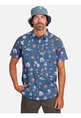 Camisa M/C Party Pack Conversational Multicolor Hombre Ripcurl