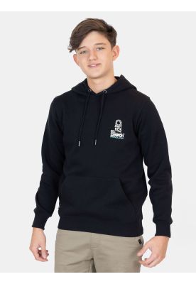 Poleron Canguro Wildrush Negro Infantil Rip Curl