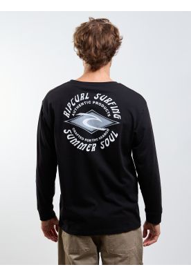Imagen 2 del producto Polera ML Coastal Negro Hombre Rip Curl