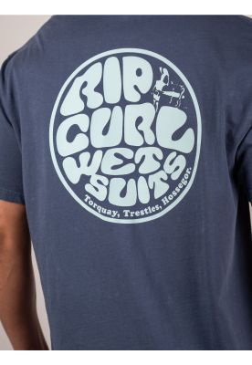 Polera MC Paddle Azul Hombre Rip Curl