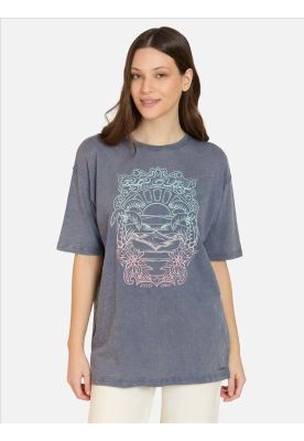 Polera MC Starcrest Azul Mujer Rip Curl