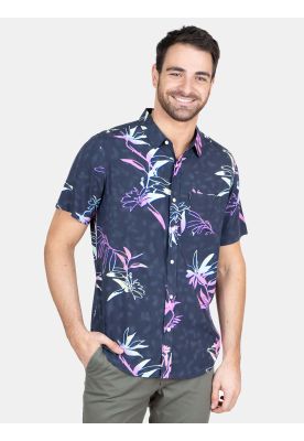 Camisa M/C Fader Bloom Ss Multicolor Hombre Rip Curl