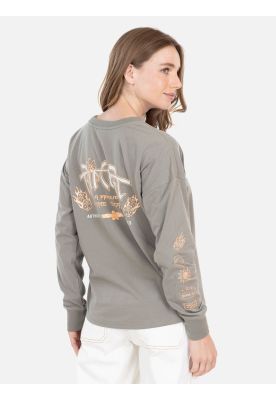 Imagen 2 del producto Polera ML Query Verde Mujer Rip Curl