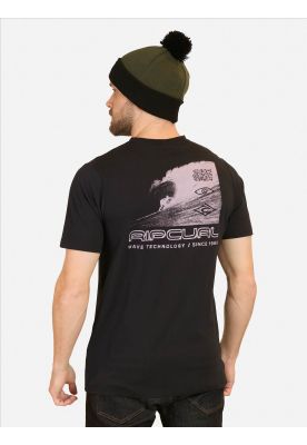 Polera MC CurlJet Negro Hombre Rip Curl