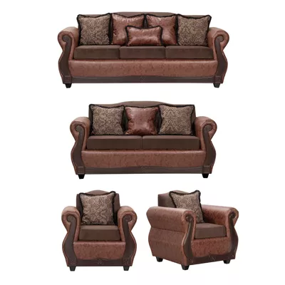 Juego de Living 3 2 1 1 Gran Columbia Café