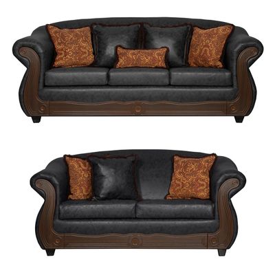 Imagen 1 del producto Juego de Living 3 2 Estambul Negro