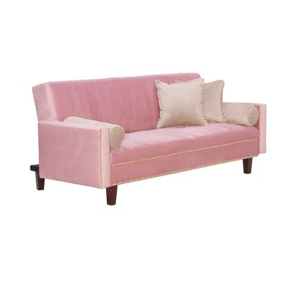 Imagen 2 del producto Futon Sofa Cama Vanguardia 200 x110 Rosa - Beige