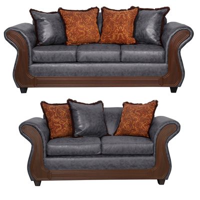 Imagen 1 del producto Juego de Living 3 2 Palermo Gris