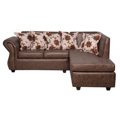 Sofá Seccional Isabella Chocolate