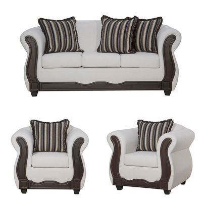 Juego de Living 3 1 1 Sofia Crudo