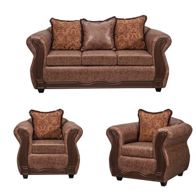 Imagen 1 del producto Juego de Living 3 1 1 Sofia PU Cafe