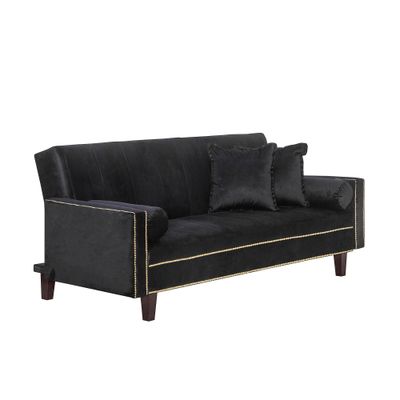 Futon Sofa Cama Golden Black