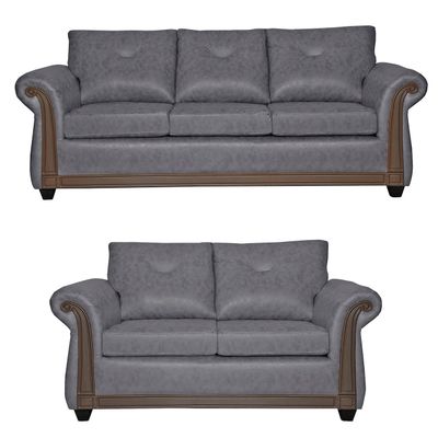 Imagen 1 del producto Juego de Living 3 2 Bristol Gris