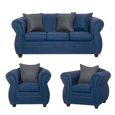 Imagen 1 del producto Juego de Living 3 1 1 Emili Azul