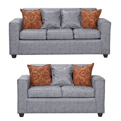 Juego de Living 3 2 Ezeiza Gris