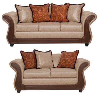 Juego de Living 3 2 Palermo Beige