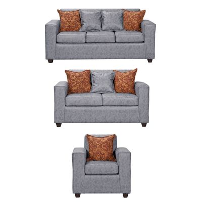 Juego de Living 3 2 1 Ezeiza Gris