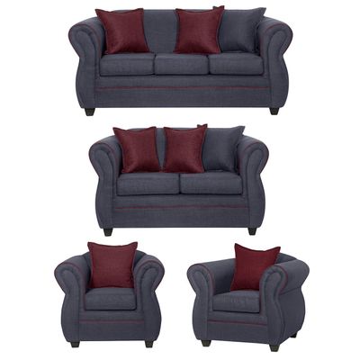 Juego de Living 3 2 1 1 Emili Marengo