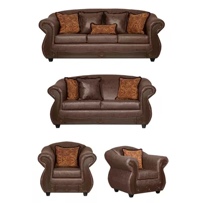 Imagen 1 del producto Juego de Living 3 2 1 1 Estambul Chocolate