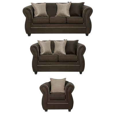 Juego de Living 3 2 1 Emili Café