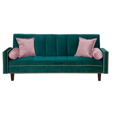 Imagen 1 del producto Futon Sofa Cama Vanguardia 200 x110 Verde - Rosa