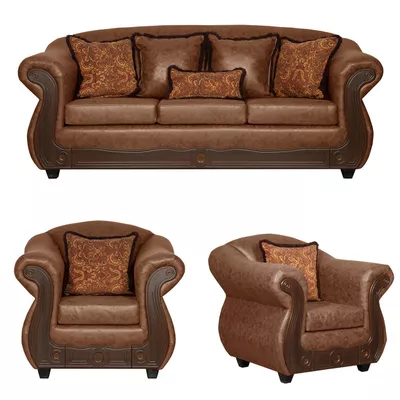 Juego de Living 3 1 1 Estambul Terracota