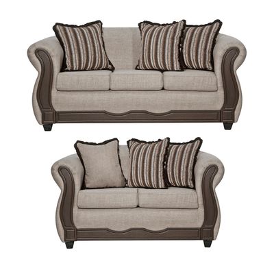 Juego de Living 3 2 Sofia Beige