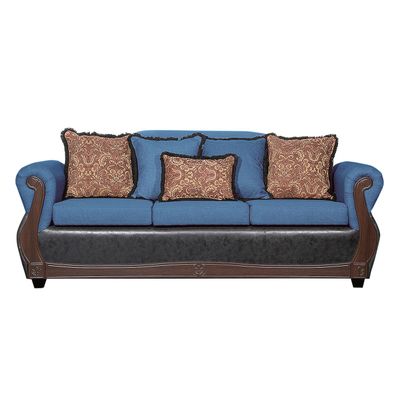 Imagen 2 del producto Juego de Living 3 2 Gran Columbia Azul Negro