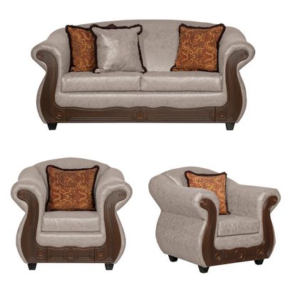 Juego de Living 2 1 1 Estambul Crema