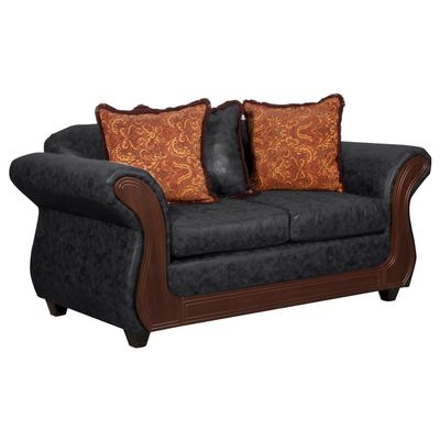 Imagen 2 del producto Sofá 2 Cuerpos Palermo Negro