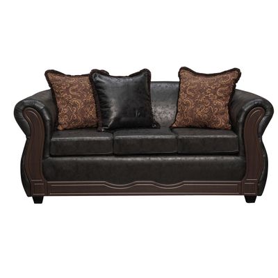 Imagen 2 del producto Juego de Living 3 1 1 Sofia PU Negro