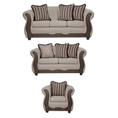 Imagen 1 del producto Juego de Living 3 2 1 Sofia Beige