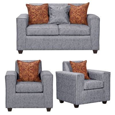 Juego de Living 2 1 1 Ezeiza Gris